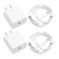 thumbnail image 1 of Cargador Carga Rápida Pd 3.0 Labg Compatible Para iPhone 14 8 20w 2pz Blanco, 1 of 5