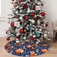 thumbnail image 5 of Yiaed Cute Foxes Print Christmas Tree Skirt , Tree SkirtsTree Mat for Christmas Winter Holiday Indoor Decorations-36", 5 of 7