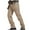 Khaki, variant on hoksml Men's Ripstop Cargo Pants Solid Color Multiple Pockets Hiking Tactical Pants Military Work Wear Trousers