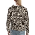 thumbnail image 7 of Honeii Leopard And Zebra1 Pattern Womens Oversized Hoodies Long Sleeve Sweatshirts Pullover Fall Outfits with Pocket-Large, 7 of 7