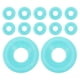 thumbnail image 2 of 12pcs Replacement Heat Resistant Silicone Gaskets for Water Lids Shaker Caps Beer Seals, 2 of 5