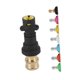 thumbnail image 3 of Conector adaptador para hidrolavadora, herramienta de limpieza, repuesto para riego de jardín y césped. Juego de 7 boquillas, 3 of 9