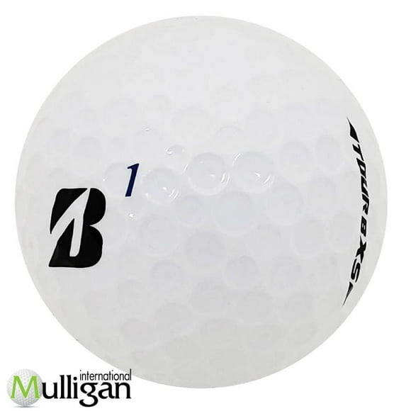 Mulligan - 48 Bridgestone Tour B XS (B) 5A Recycled Used Golf Balls, White