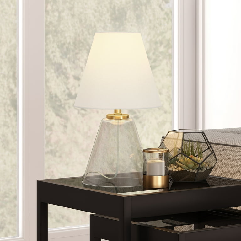 Mini glass cheap table lamp