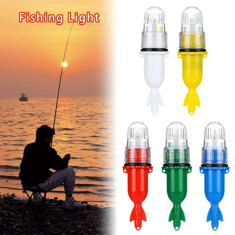 Portable Night Fishing Deep Drop Underwater Submersible Attracts Fish Fish  Lure Light LED Underwater Fishing Light Fish Finder Lamp GREEN 