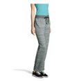 thumbnail image 2 of Hanes Womens French Terry Pant, L, Ebony Spacedye, 2 of 3