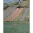 thumbnail image 2 of Theodore Robinson 15x18 Black Ornate Wood Framed Double Matted Museum Art Print Titled - A Hillside, Giverny (1887), 2 of 5