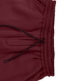 thumbnail image 3 of Ceisia Men Solid Color Loose Casual Pants Elastic Waist Drawstring Sports Gift Work Trousers, 3 of 9