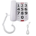 thumbnail image 1 of Elderly phone with large buttons and amplified volume for seniors with impaired vision or hearing, senior phone., 1 of 5