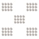 thumbnail image 2 of Yuarrent Paquete de 12 servilleteros de metal con borde para un servicio prolongado Clubes de vida y decoraciones familiares de plata Type2 NO2, 2 of 6