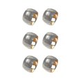 thumbnail image 1 of 6pcs Gold Metal Napkin Rings - Elegant Wedding Napkin Holder Rings, Perfect for Table Decor, Celebrations, Parties, 1 of 5