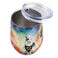 thumbnail image 3 of Hello 2025 Persian Celebrates Happy New Year Firework Balloon 12oz Stainless Steel Wine Tumbler Insulated Cup with Lid Cat Lover Kitten Owner Gifts - 02024, 3 of 5