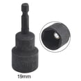 thumbnail image 2 of 6-19Mm Magnetic Nut Screwdriver Deep Socket Adapter 1/4Inch Hex Wrench Heads 19Mm, 2 of 10