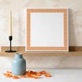 thumbnail image 3 of Ships Next Day Canvas Wall Art 10"x10", Orange Geometric Wood Framed Canvas Print Painting, Modern Key Greek Design Abstract Art Ready to Hang Small Picture Wall Decor for Home Kitchen Nursery Office, 3 of 9