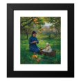 thumbnail image 2 of Virginie Demont-Breton 20x23 Black Modern Framed Museum Art Print Titled - Under the Orange Tree, 2 of 5