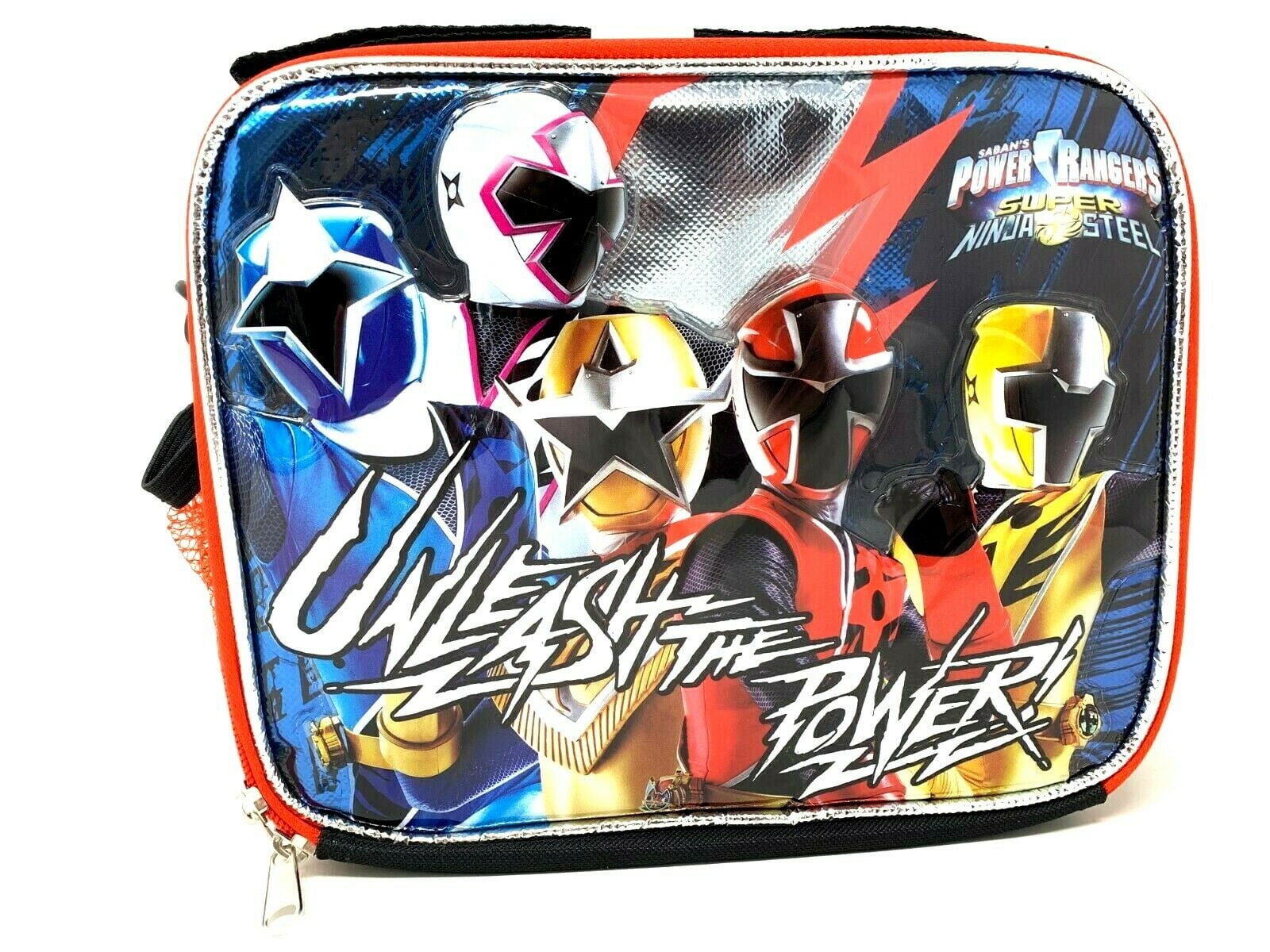 Choice of Designs POWER RANGERS CHILDRENS PERSONALISED RED LUNCH BOX 