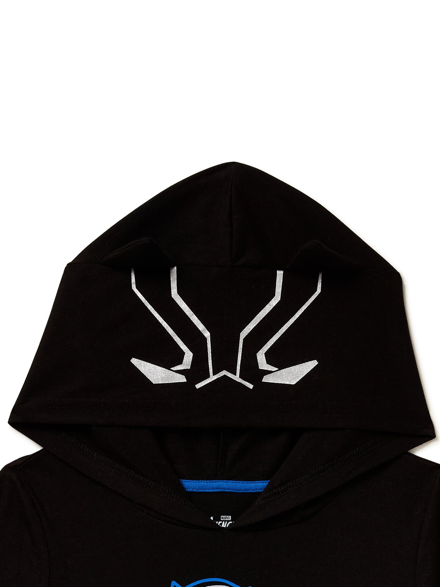 Black Panther Boys Hoodie and Joggers Cosplay Outfit Set, 2 Piece, Sizes 4-10