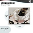 thumbnail image 4 of Stupell Industries Glam Record Dance Stylish DJ White Framed Giclee Art, 20 x 16, by Franklyn Gregory, 4 of 8