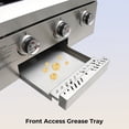 thumbnail image 2 of 4 Burners Built-In Gas Grill, 40,000 BTU Outdoor Kitchen Grill with 653.2 Sq.in Cooking Area, LPG/NG, Perfect for Backyard BBQs, 2 of 9
