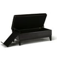 thumbnail image 4 of WyndenHall Jackson Rectangular Storage Ottoman Bench with Tray, 4 of 9
