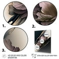 thumbnail image 3 of Designart Purple Peony Hyperrealistic Flowers III Canvas Wall Art, 3 of 5