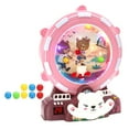 thumbnail image 2 of Runquan Machine à Haricots pour Enfants Machine de Flipper Électronique pour Cadeau Fête Préscolaire Rose Score, 2 of 8