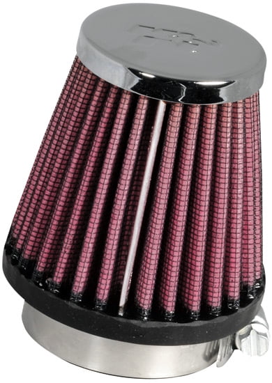 RF-1017 Flange Length: 1 In Filter Height: 8 In Replacement Engine Filter: Flange Diameter: 6 In Premium K&N Universal Clamp-On Air Filter: High Performance Washable Shape: Round Tapered