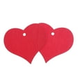 thumbnail image 4 of FOMIYES Red Heart Shaped Ornaments 100Pcs for Home Decor and Craft Projects, 4 of 8