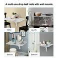 Gymax WallMounted DropLeaf Table Folding Kitchen Dining Table Desk