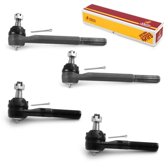 Metrix Premium Chassis Parts - 4 PC Inner & Outer Tie Rod End Kit Fits 94-99 Dodge Ram 1500 RWD, Ram 2500 RWD, Ram 3500 RWD, 95-99 Ram 4000 (Mexico), Replacement ES3171RLT, ES3172RLT