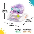 thumbnail image 6 of Bright Starts Learn-to-Sit 2-Position Floor Seat - Purple Paradise, Unisex, Infant, 6 of 16