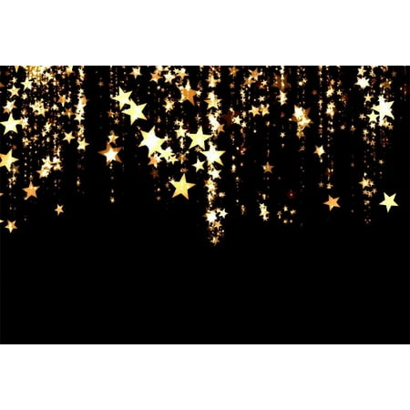 Image of HelloDecor 7x5ft Dreamy Sparkle Stars Photography Backgrounds Artistic Backdrops Party Baby Toddler Newborn Boy Girl Juvenile Kid Toddler Portrait Photo Shoot Studio Props Video