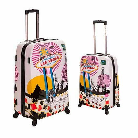 Rockland Luggage 2-Piece Vegas Polycarbonate Luggage Set