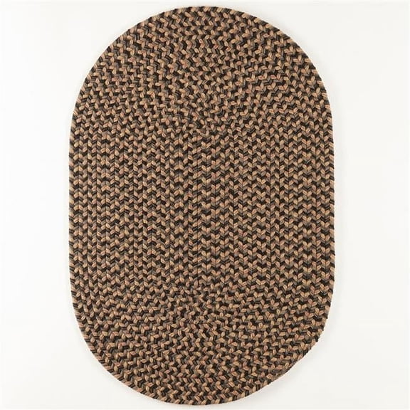 Rhody Rug CD86R036X060 3 x 5 ft. Camden Shadow Tweed Oval Rug