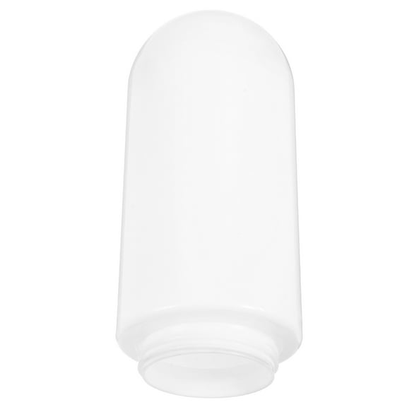 OUNONA White Acrylic Round Lamp Shade for Outdoor Lighting, Unique Design Decorative Light Cover