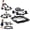 Black+White, variant on INFANS 4 in 1 Baby Walker, Foldable Toddler Activity Center with Adjustable Height, Padded Seat, Music, Light, Removable Toy Tray, Push Walker for Girls Boys Aged 6-18 Months