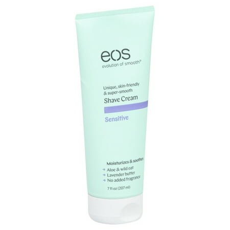 eos Sensitive Shave Cream, Unscented, 7 fl oz (Getting The Best Shave)