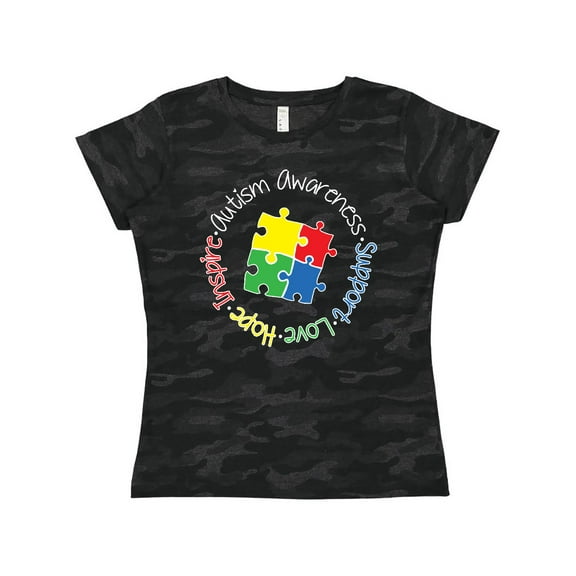 Inktastic Autism Awareness Circle Women's T-Shirt