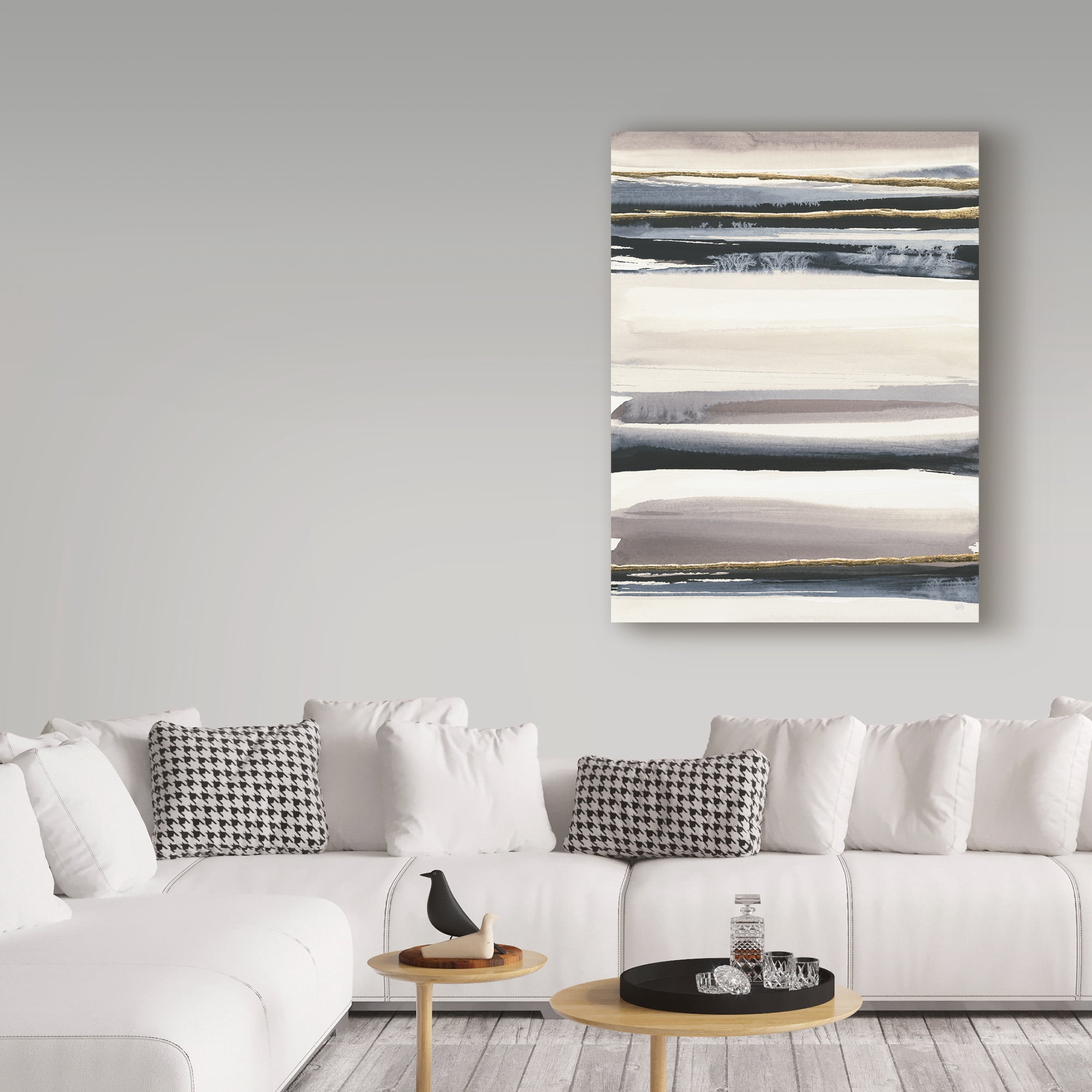 Trademark Fine Art 'Gilded Grey III' Canvas Art by Chris Paschke
