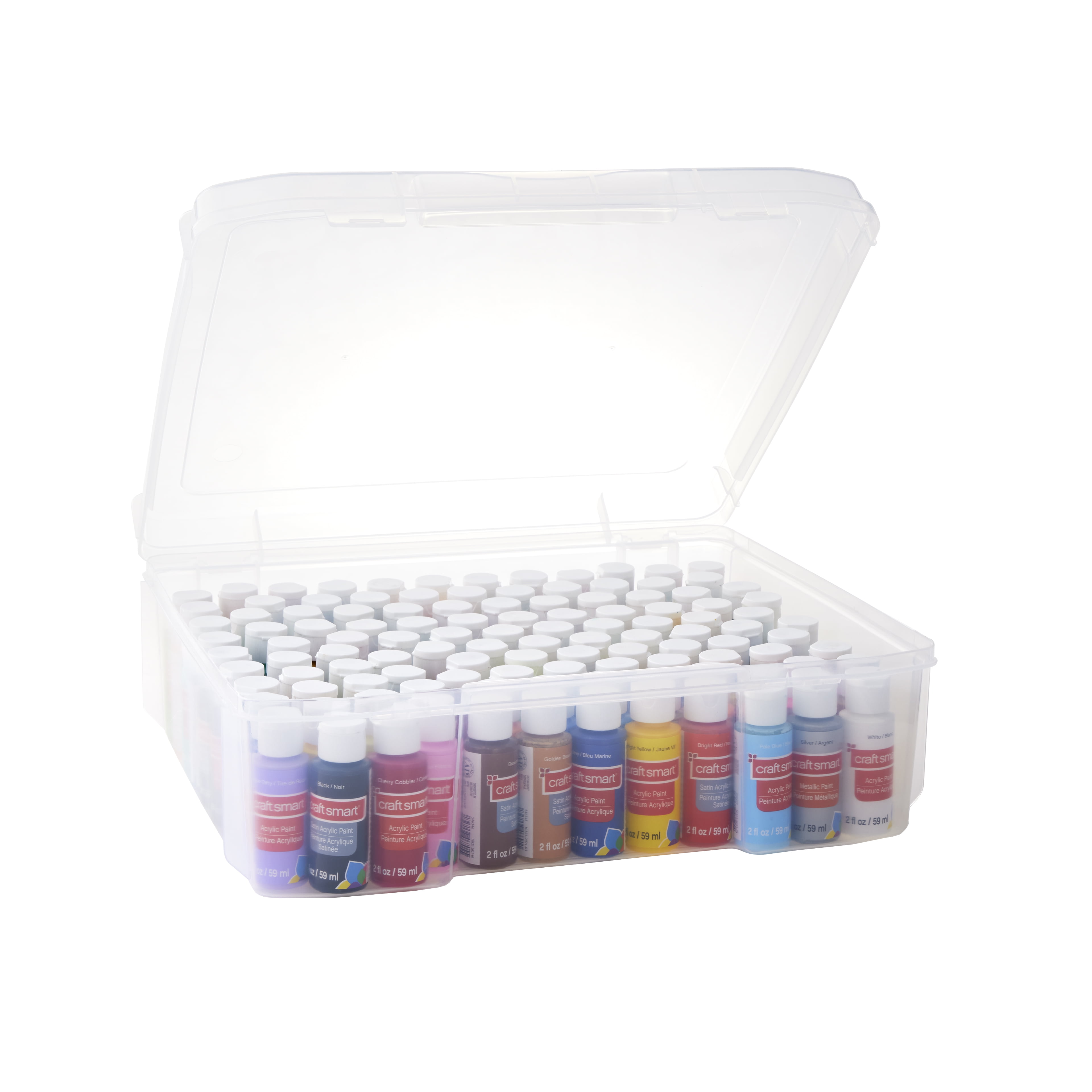 12" x 12" Storage Craft Case by Simply Tidy - Portable Case for Sewing - Crafts - Stickers - Pens - and Pencils - 1 Pack
