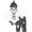 White / gray, variant on Disney Nightmare Before Christmas Jack Skellington Sally Zero Bodysuit Pants and Hat 3 Piece Outfit Set Newborn to Infant