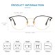 thumbnail image 4 of Cyxus Retro Metal Cat Eye Blue Light Gafas Anti UV Cyxus Style, 4 of 5