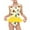 Yellow, variant on Glisme Girls Swimsuit Swimwear Suspender Sunflower Pattern Beach Bathing Suit Swimming Pool Hot Spring Natatorium Bathing Suit For Swimming Lessons And Beach Size 2-3 Years,Yellow