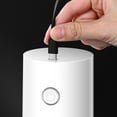 thumbnail image 6 of CACAGOO Coffee Bean Grinder Small Household Electric 6 Gears Balanced Thickness Ceramic Grinding, White, 6 of 8