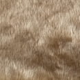 thumbnail image 7 of Plutus Brands Brown Gold Rabbit Animal Faux Fur Luxury Throw Pillow, 7 of 7