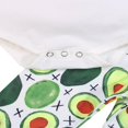 thumbnail image 4 of 2022 Baby 4Pcs Spring Outfits  Short Sleeve Cartoon Print Romper + Pants + Hat + Headband Set, 4 of 8
