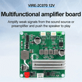 thumbnail image 2 of 12V HiFi Digital Amplifier Board Stereo TPA3116 70Wx2 Dual Channel Preamp Power Class D Stereo Audio Amplifier Module, 2 of 7