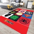 thumbnail image 3 of Dreammotif Colorful Avengers Logos Rug, Modern Area Rug For Living Room, Game Room Decor, Bedroom Rug For Teens, Large Colorful Carpet, 3 of 8