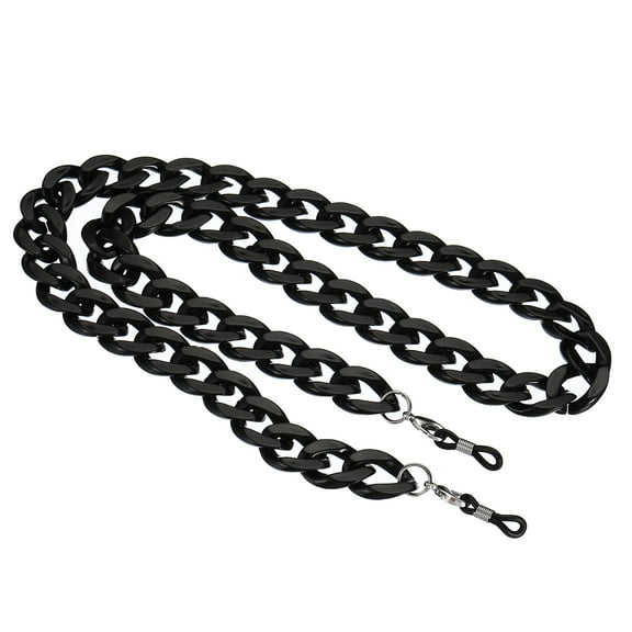 Uxcell Eyeglass Strap Adjustable Eye Glasses Holder Chains String Lanyard Sunglasses Eyewear Retainer Black