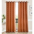 thumbnail image 4 of Lenny 54 x 90 in. Grommet Single Curtain Panel, Teal, 4 of 5